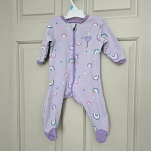Tuffy 2 Way Zipper Purple 3 Months